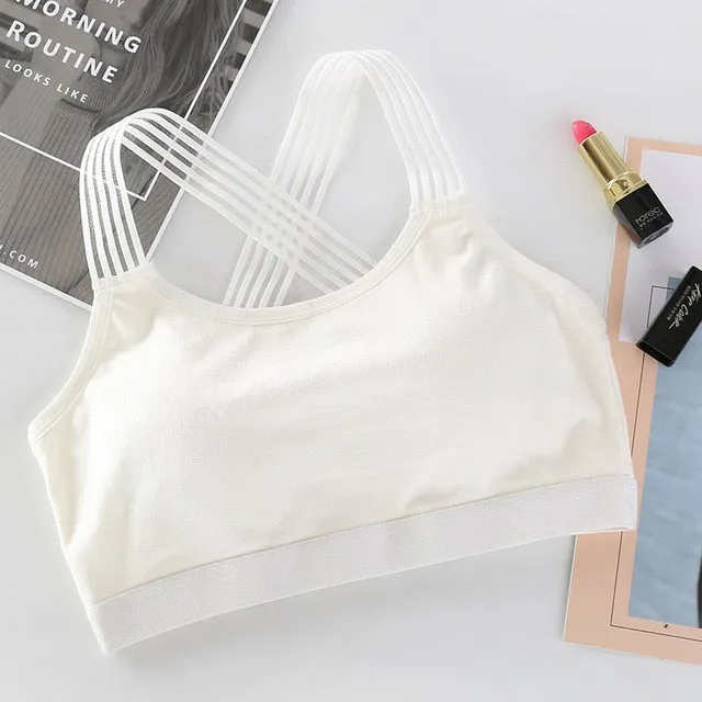 1PC New Women Yoga Sport Bra Women Shockproof Sexy Cross Back Sports Bras Breathable Athletic Fitness Running Gym Vest Tops
