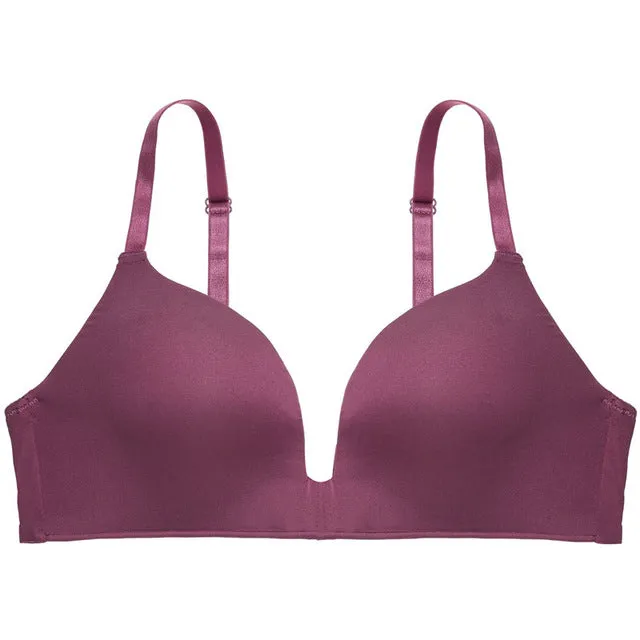 6 Colors Seamless Sexy Bra For Women Bralette Wire Free Push Up Bra Brassiere Female Underwear Lingerie fitness Intimates 2019