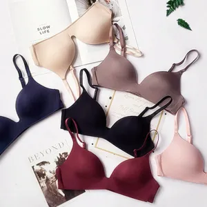 6 Colors Seamless Sexy Bra For Women Bralette Wire Free Push Up Bra Brassiere Female Underwear Lingerie fitness Intimates 2019