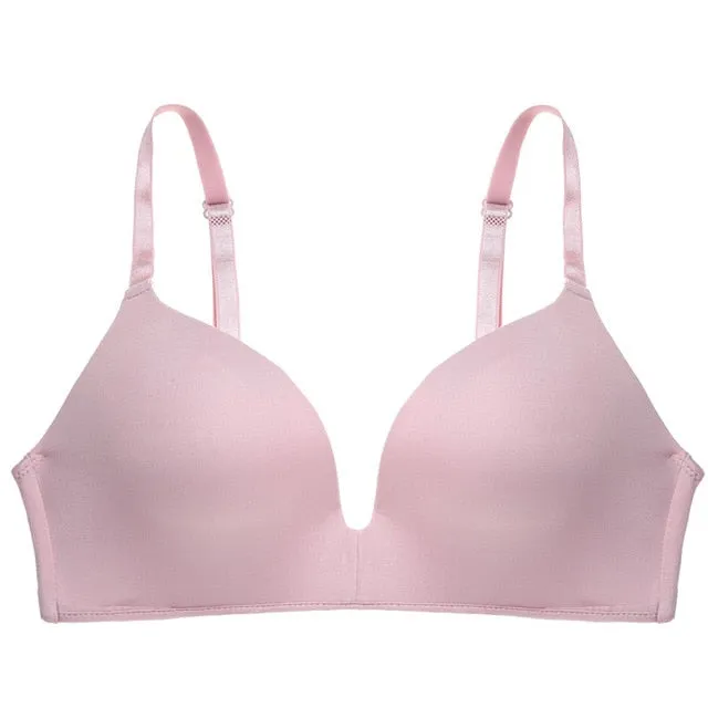 6 Colors Seamless Sexy Bra For Women Bralette Wire Free Push Up Bra Brassiere Female Underwear Lingerie fitness Intimates 2019