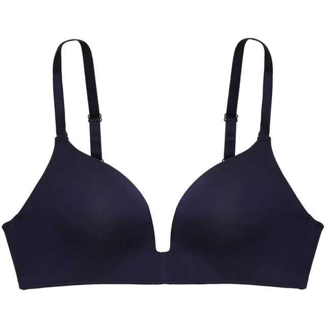6 Colors Seamless Sexy Bra For Women Bralette Wire Free Push Up Bra Brassiere Female Underwear Lingerie fitness Intimates 2019