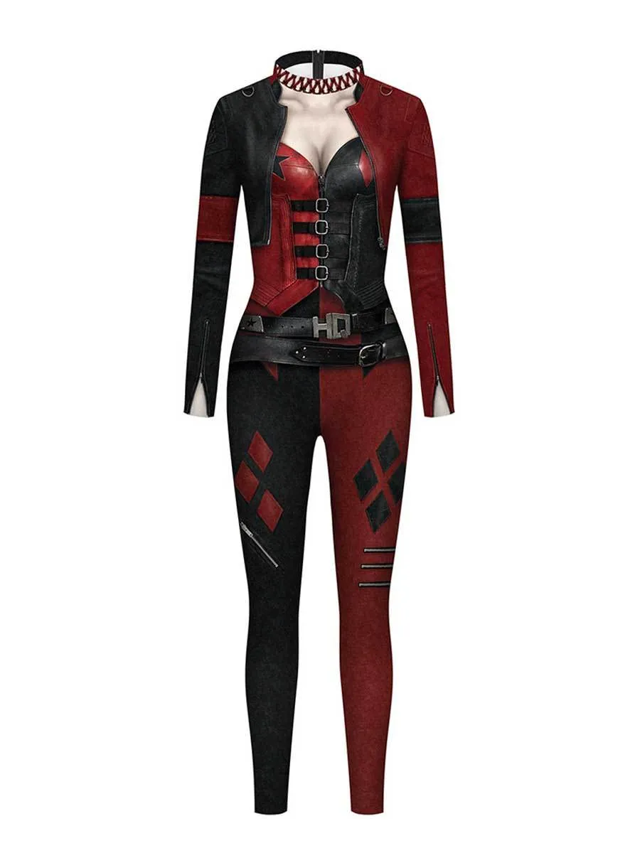 Anime Jester Full Body Jumpsuit