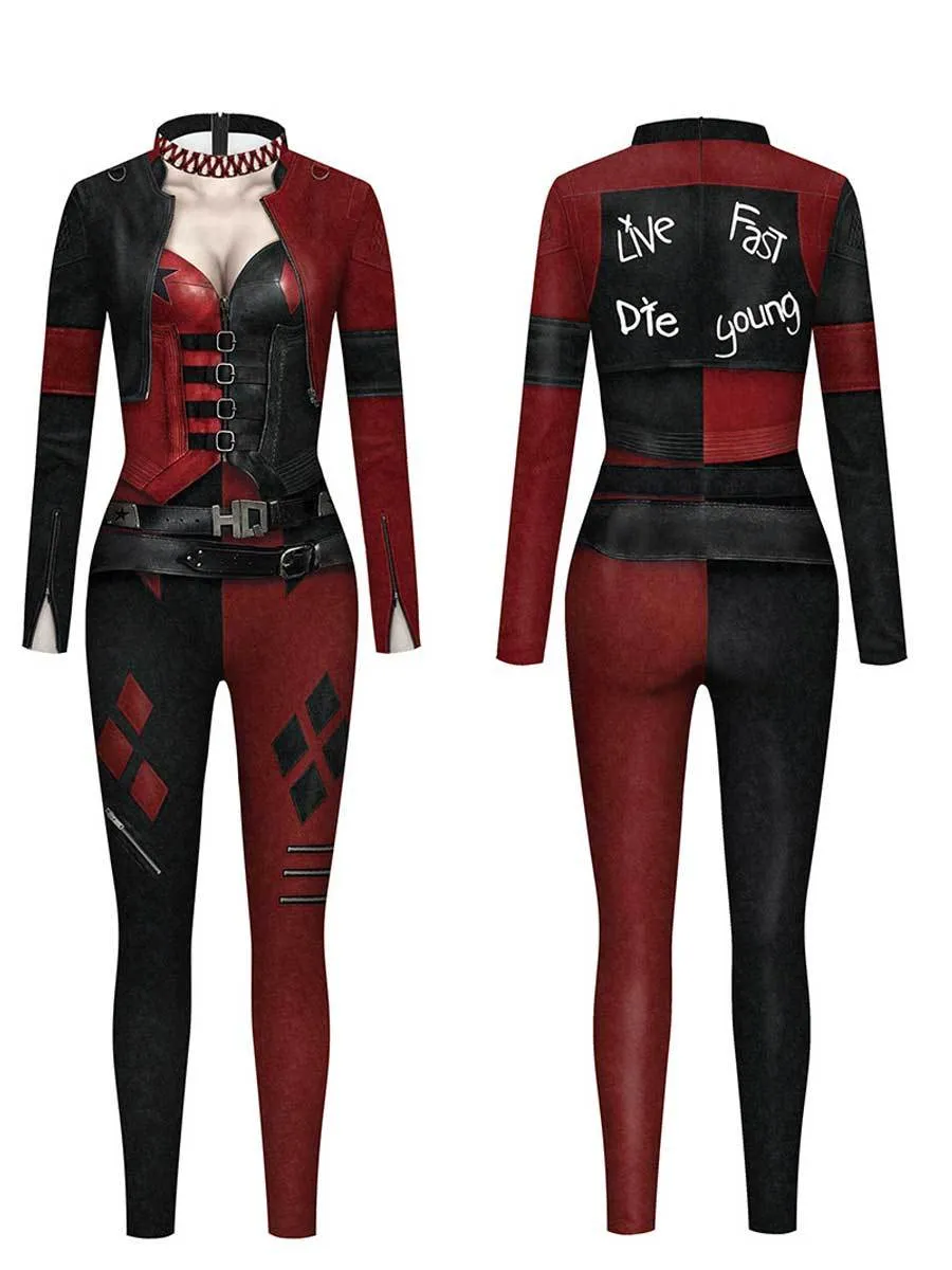 Anime Jester Full Body Jumpsuit