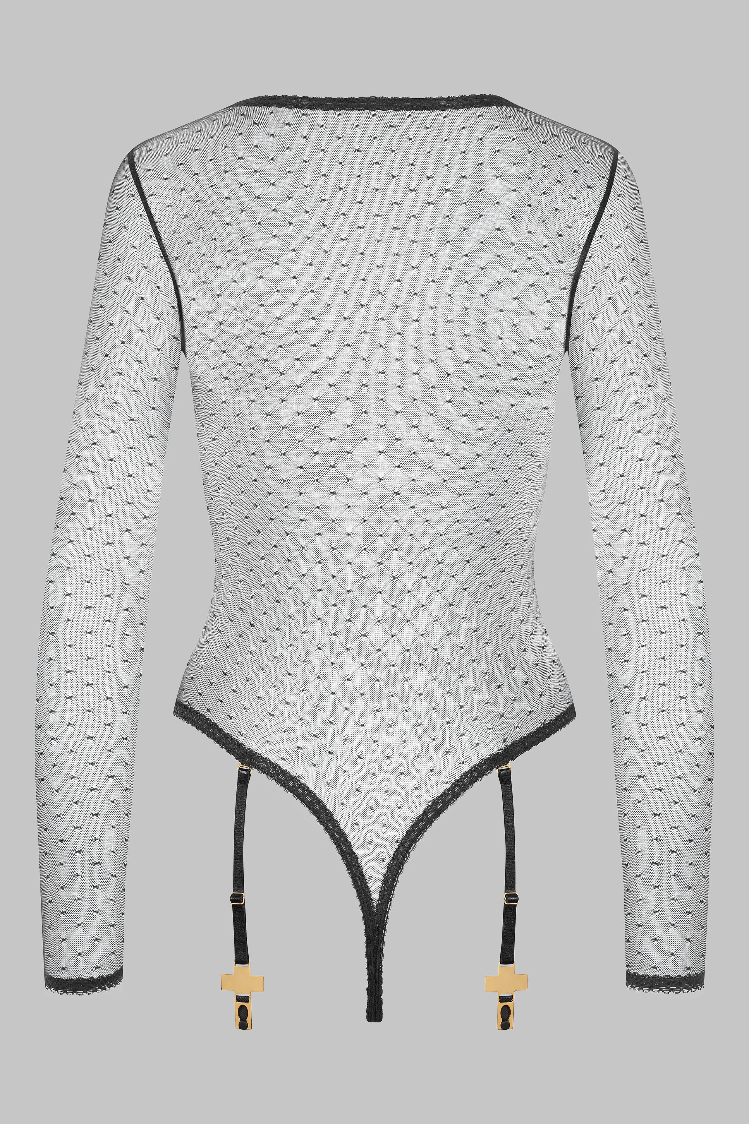 Bodystring plumetis garter belt - Inspiration Divine