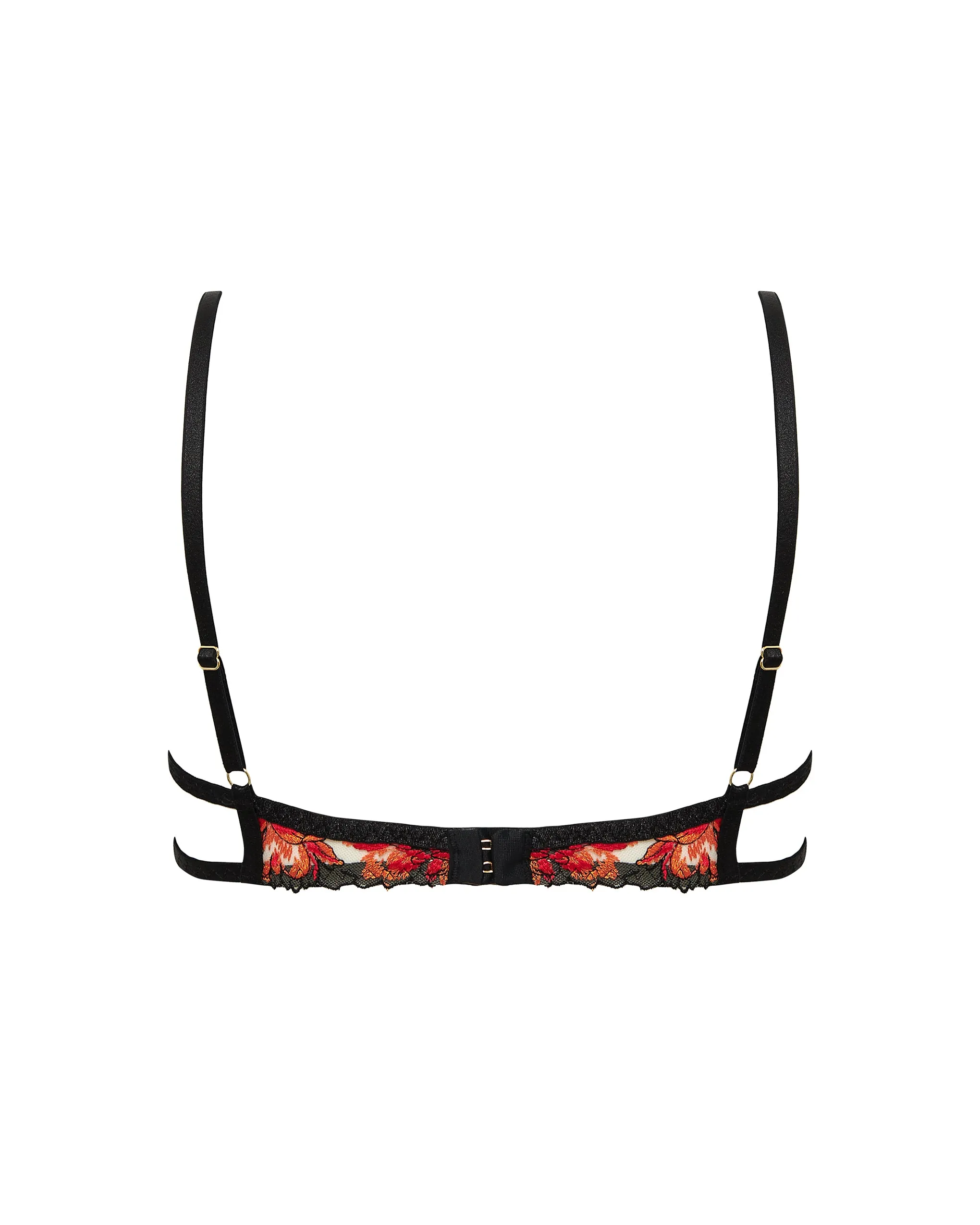 Calista Wired Bra Black/Red