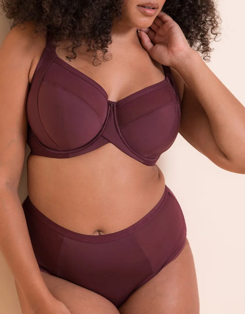 Curvy Kate WonderFully Full Cup Side Support Bra Auburn