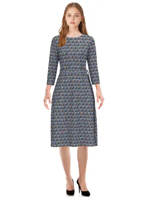 Ditsy Floral Long Sleeved Dress