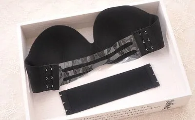fashion bra push up one piece seamless wedding underwear invisible slip-resistant thin cup thickening bra