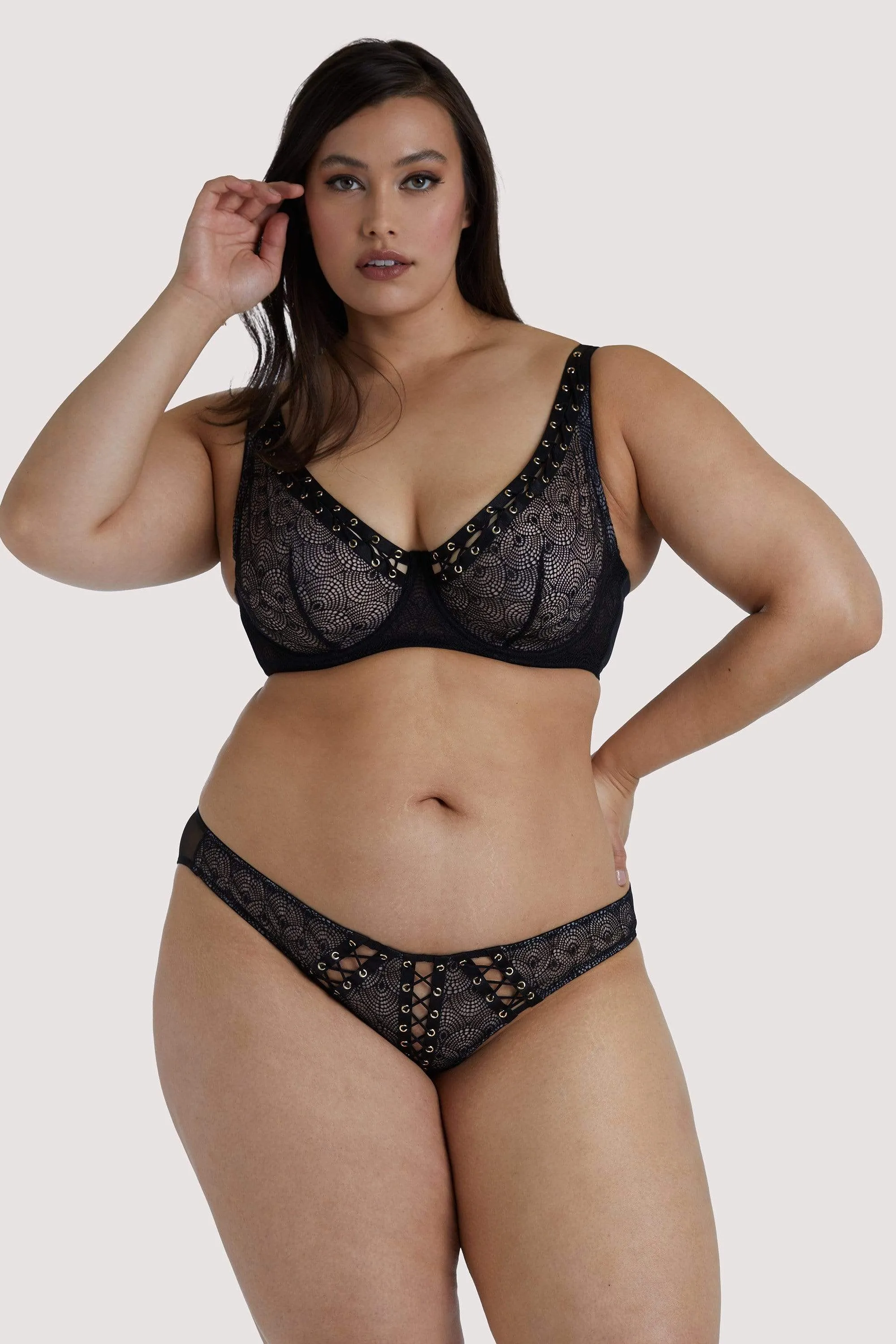 Florence Black Lattice Bra