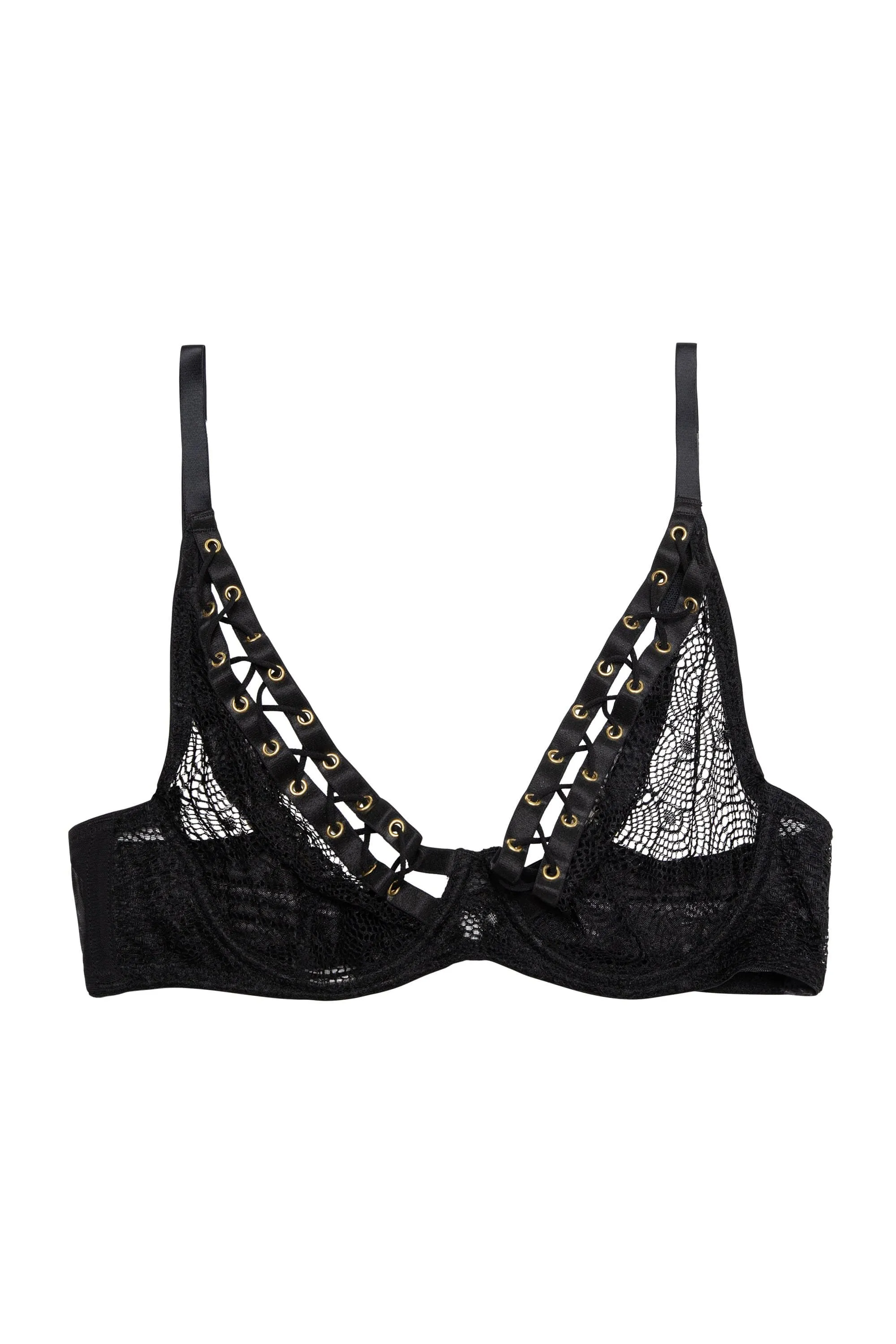 Florence Black Lattice Bra