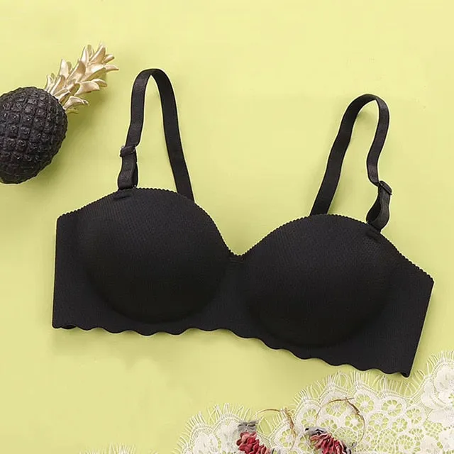 Invisible Bras for Women Seamless Lingerie Push Up Bra Wireless Bralette Strapless Brassiere Female Underwear Intimates #F