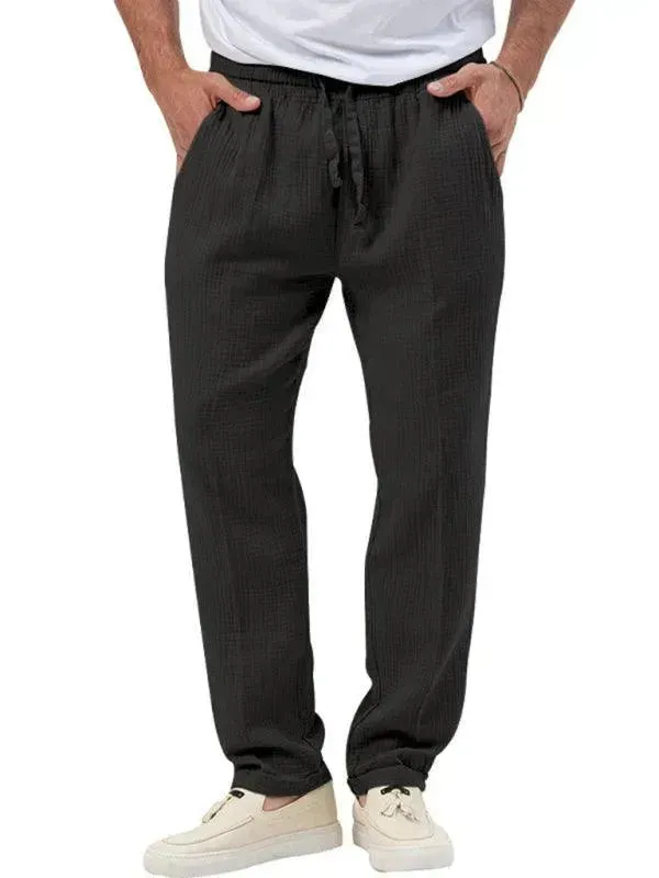 Men Relaxed Ribbed Jogger Lounge Set