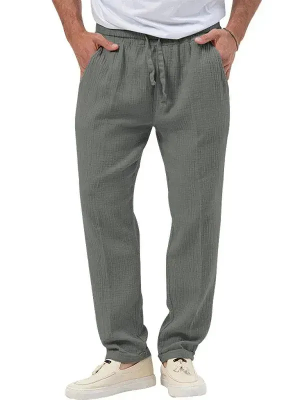 Men Relaxed Ribbed Jogger Lounge Set