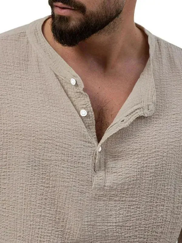 Men Relaxed Ribbed Jogger Lounge Set