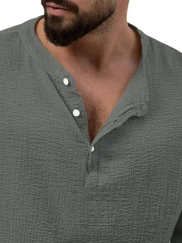 Men Relaxed Ribbed Jogger Lounge Set