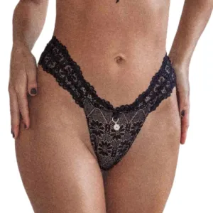 Naran Barefoot in Byron Black Thong