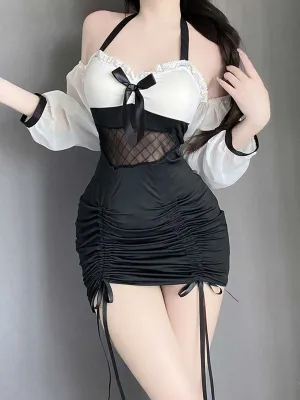 Office-lady Cosplay Lingerie Dress