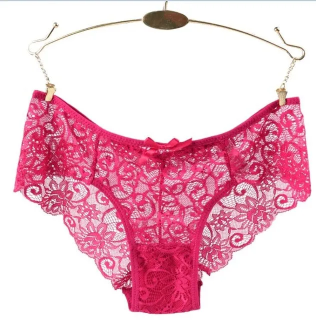 Plus Size S/XL Fashion High Quality Women's Panties Breathable Female Underwear Sexy Lace Lingerie