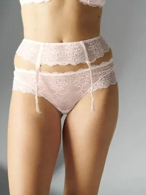 Reve Suspender Belt - Sakura Pink