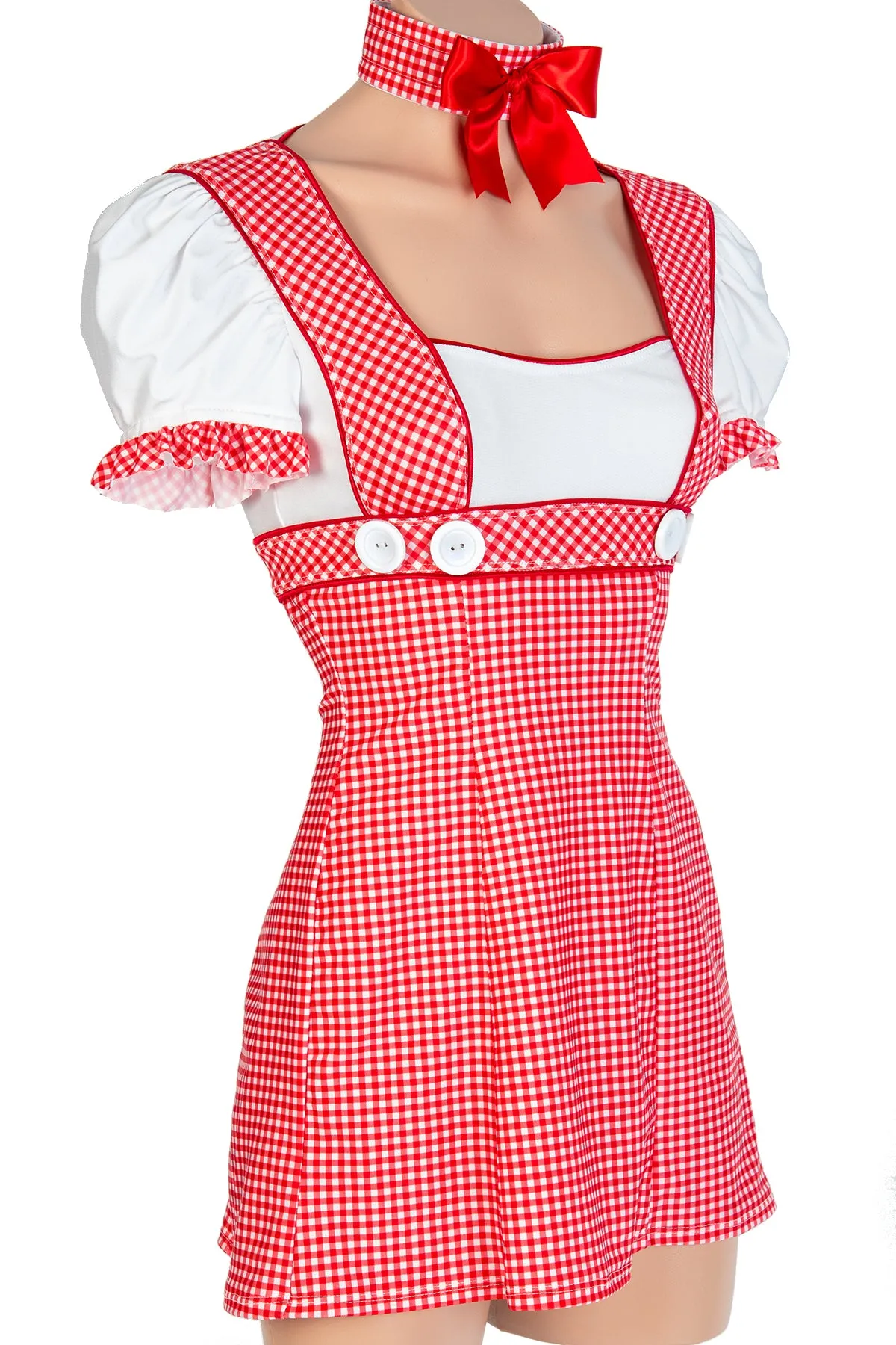 Spandex Gingham Dress