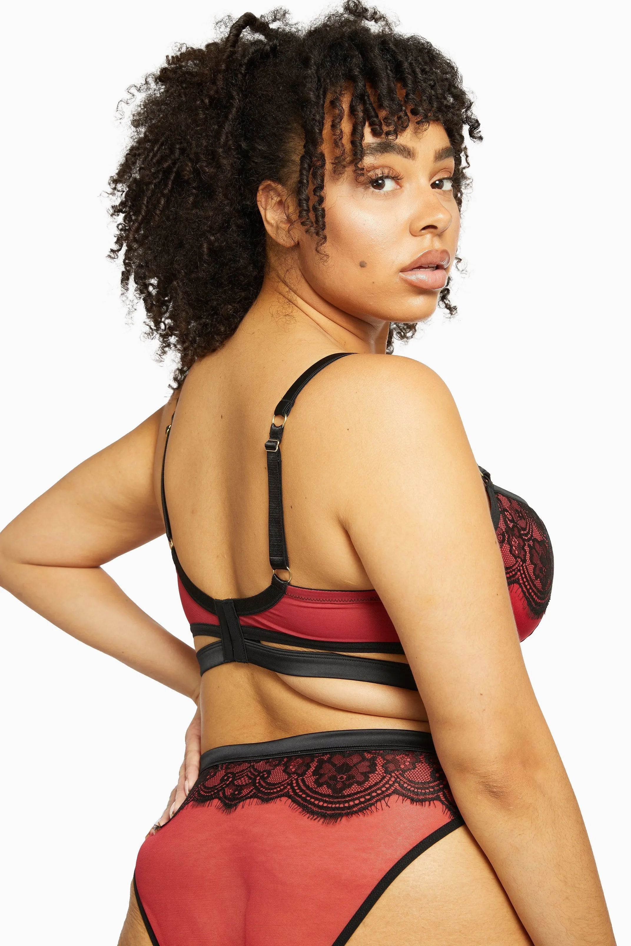 Tasmin Ruby Lace Bra