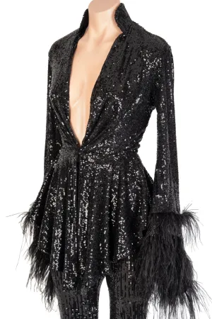 Tatianna Feather Jacket