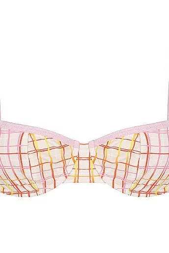 Tessa Pink Plaid Top Medium - SAMPLE SALE