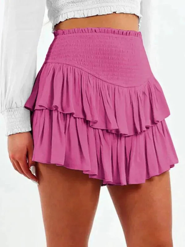 Women's Tiered Mini Skirt