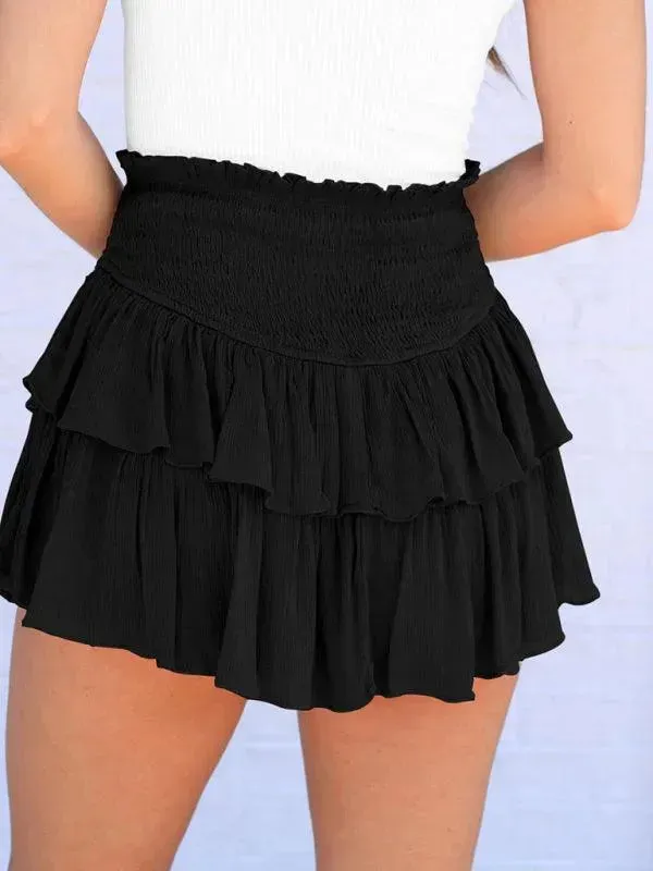 Women's Tiered Mini Skirt